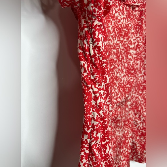 Banana Republic Women's Blouse Size Petite X-Small With Ruffles V-neck Line - Picture 6 of 8